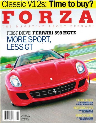 2009 FERRARI FORZA MAGAZINE 95 ENGELS