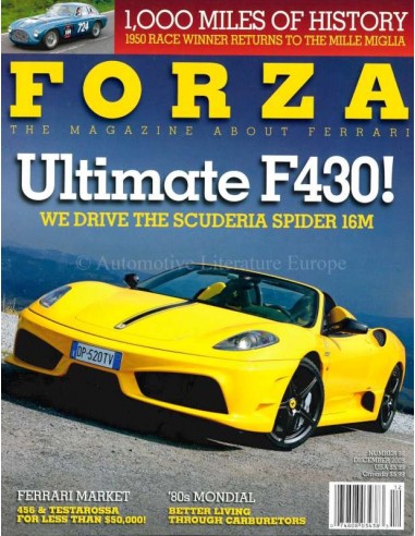 2009 FERRARI FORZA MAGAZINE 98 ENGELS