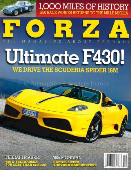 2009 FERRARI FORZA MAGAZIN 98 ENGLISCH