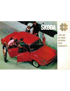 1967 SKODA 1000 MB PROSPEKT NIEDERLÄNDISCH