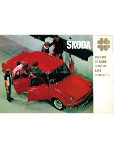 1967 SKODA 1000 MB BROCHURE DUTCH