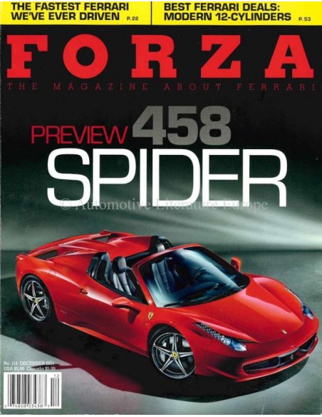 2011 FERRARI FORZA MAGAZINE 114 ENGELS