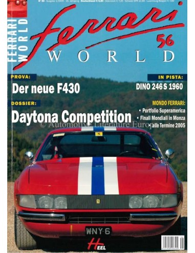 2005 FERRARI WORLD MAGAZINE 56 DUITS