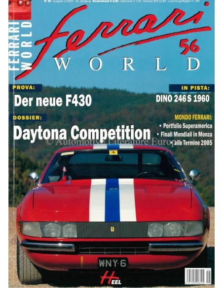 2005 FERRARI WORLD MAGAZINE 56 GERMAN
