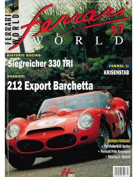 2005 FERRARI WORLD MAGAZINE 57 GERMAN