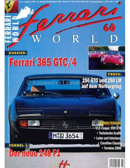 2006 FERRARI WORLD MAGAZIN 60 DEUTSCH