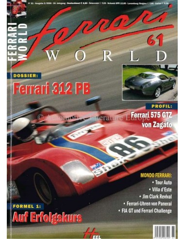 2006 FERRARI WORLD MAGAZINE 61 GERMAN