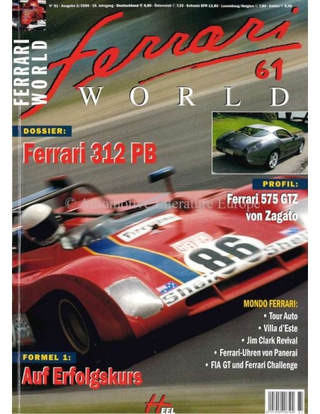 2006 FERRARI WORLD MAGAZIN 61 DEUTSCH