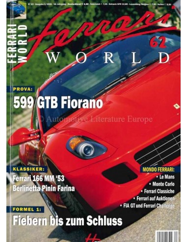 2006 FERRARI WORLD MAGAZIN 61 DEUTSCH