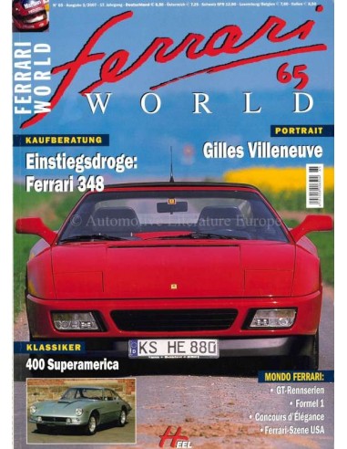 2007 FERRARI WORLD MAGAZINE 65 GERMAN