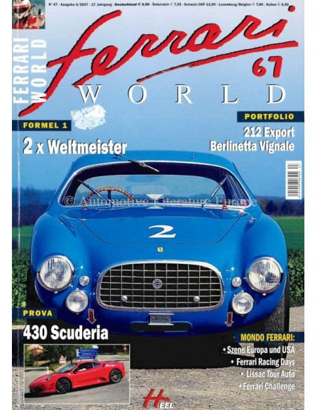 2007 FERRARI WORLD MAGAZINE 67 DEUTSCH