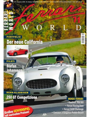 2008 FERRARI WORLD MAGAZINE 71 GERMAN