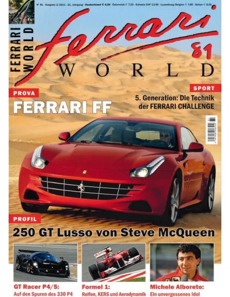 2011 FERRARI WORLD MAGAZINE 81 DUITS