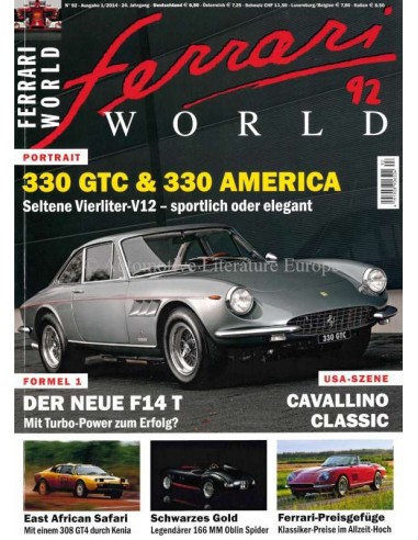 2014 FERRARI WORLD MAGAZINE 92 GERMAN