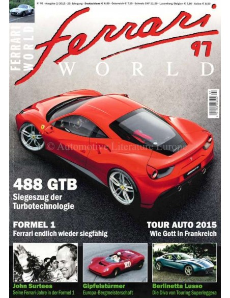 2015 FERRARI WORLD MAGAZINE 97 GERMAN