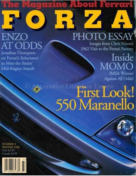 1996 FERRARI FORZA MAGAZINE 7 ENGLISH