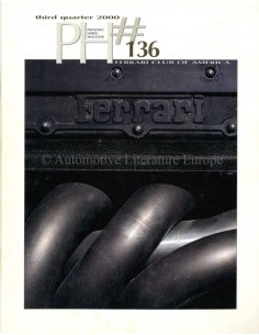 2000 FERRARI PRANCING HORSE MAGAZINE 136 ENGELS