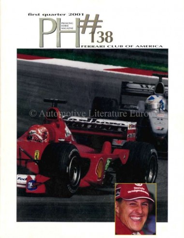2001 FERRARI PRANCING HORSE MAGAZINE 138 ENGLISH