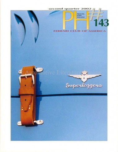 2002 FERRARI PRANCING HORSE MAGAZINE 143 ENGLISH