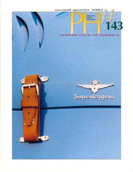 2002 FERRARI PRANCING HORSE MAGAZINE 143 ENGELS