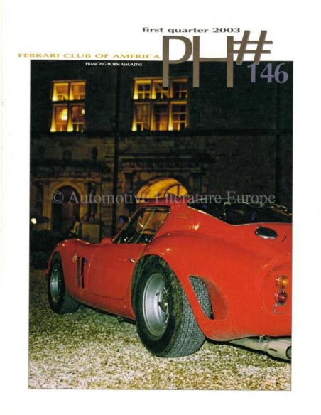 2003 FERRARI PRANCING HORSE MAGAZIN 146 ENGLISCH