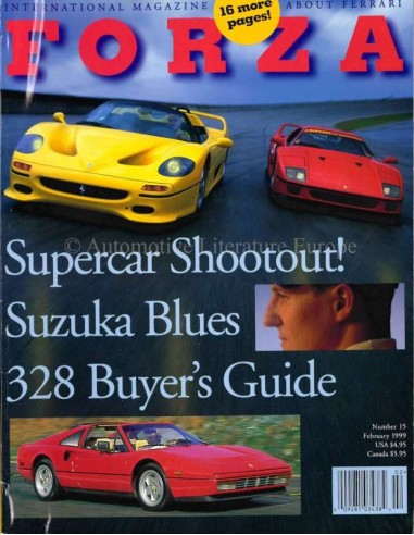 1999 FERRARI FORZA MAGAZINE 15 ENGELS