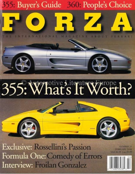 2000 FERRARI FORZA MAGAZIN 21 ENGLISCH