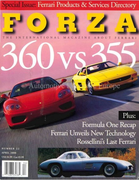 2000 FERRARI FORZA MAGAZINE 22 ENGLISH