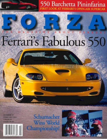 2001 FERRARI FORZA MAGAZINE 27 ENGLISH