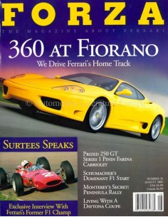 2001 FERRARI FORZA MAGAZINE 30 ENGELS