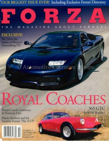 2001 FERRARI FORZA MAGAZINE 31 ENGELS