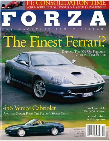 2001 FERRARI FORZA MAGAZIN 33 ENGLISCH