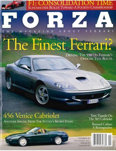 2001 FERRARI FORZA MAGAZIN 33 ENGLISCH