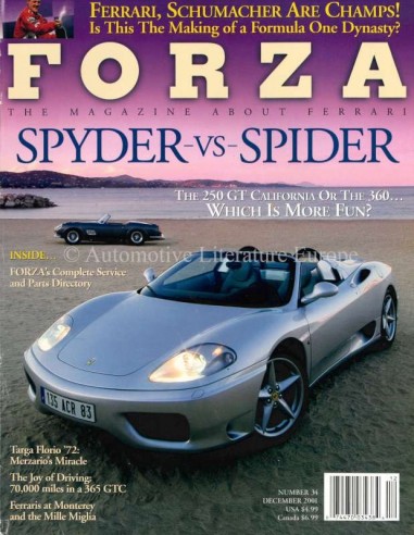 2001 FERRARI FORZA MAGAZIN 34 ENGLISCH