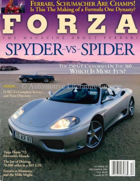 2001 FERRARI FORZA MAGAZINE 34 ENGLISH