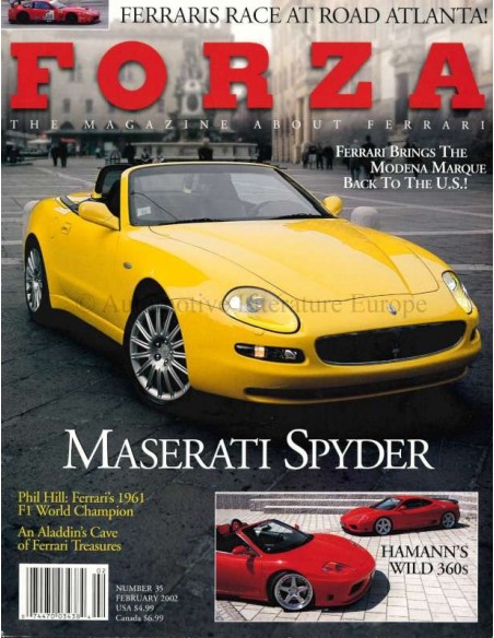 2002 FERRARI FORZA MAGAZINE 35 ENGELS