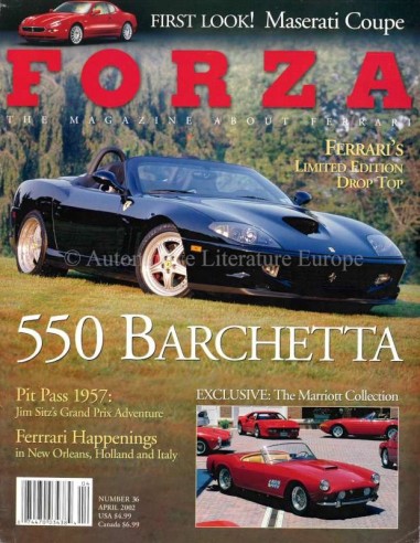 2002 FERRARI FORZA MAGAZINE 36 ENGELS