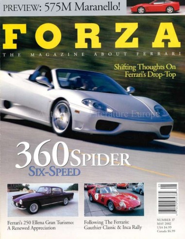 2002 FERRARI FORZA MAGAZIN 37 ENGLISCH