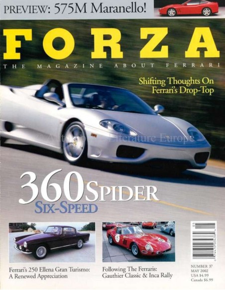 2002 FERRARI FORZA MAGAZINE 37 ENGLISH