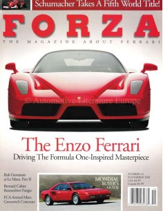 2002 FERRARI FORZA MAGAZINE 41 ENGELS