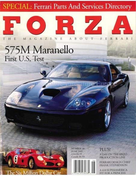 2003 FERRARI FORZA MAGAZINE 46 ENGELS