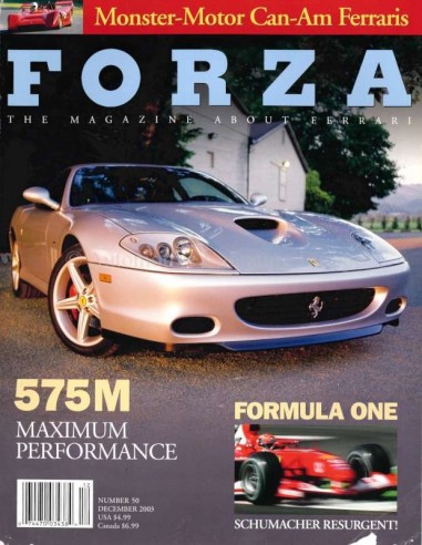 2003 FERRARI FORZA MAGAZINE 50 ENGLISH