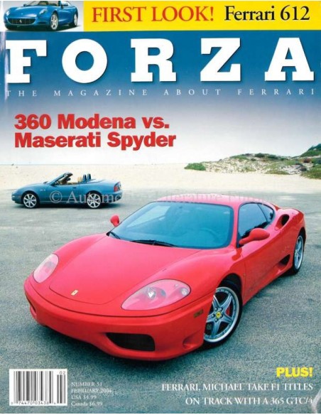2004 FERRARI FORZA MAGAZINE 51 ENGLISH