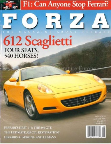 2004 FERRARI FORZA MAGAZINE 55 ENGLISH