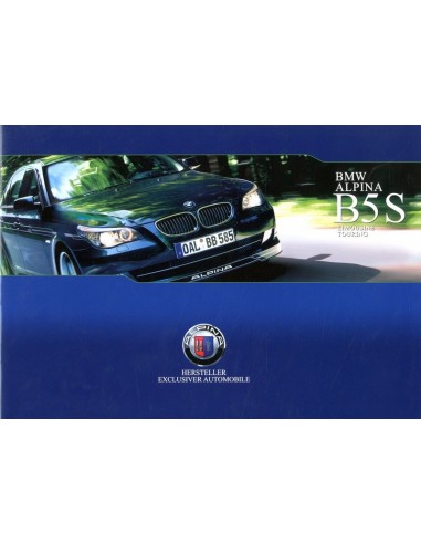 2007 BMW ALPINA B5 S BROCHURE DUITS