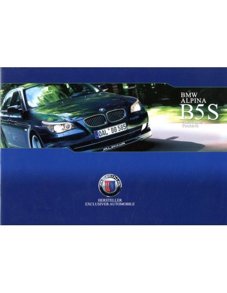 2007 BMW ALPINA B5 S BROCHURE DUITS