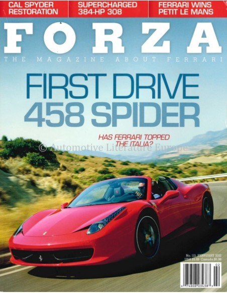 2012 FERRARI FORZA MAGAZIN 115 ENGLISCH