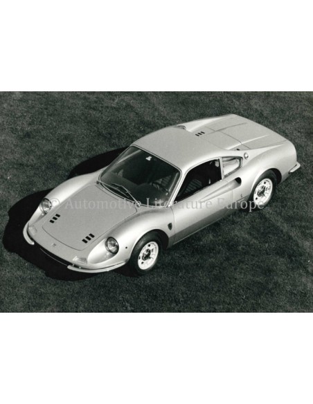 1968 FERRARI DINO 206 GT COUPÉ PRESSEBILD