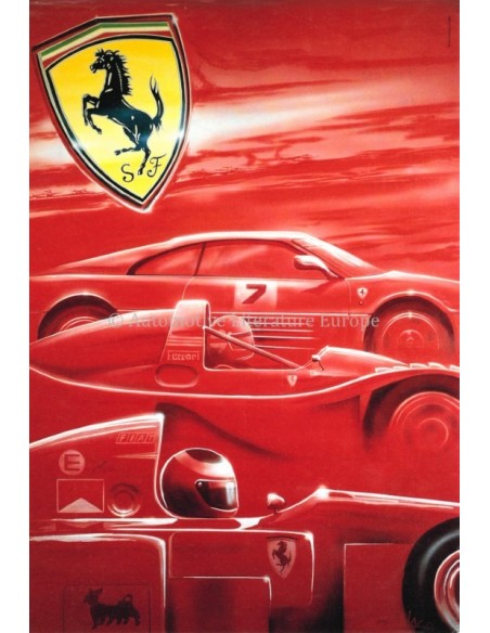 1994 FERRARI TUTTE LE FERRARI IN PISTA AUTODROME DEL MUGELLO LEAFLET ITALIAN