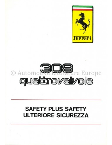 1983 FERRARI 308 QUATTROVALVOLE PROSPEKT 267/83